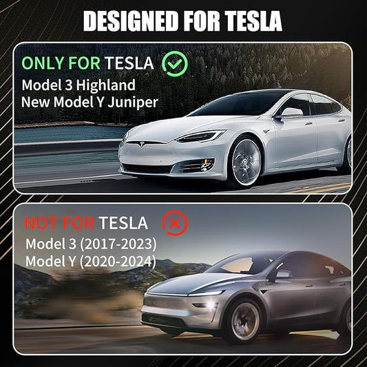 UKIFIRE Tesla New Model Y Juniper & Model 3 Highland Screen Protector,Anti-Scratch, HD Clear, Anti-Fingerprint Tempered Glass Protector with Alignment Kit