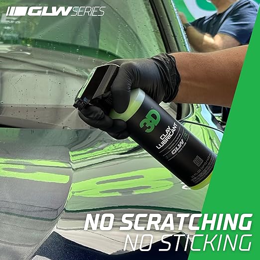 3D Clay Lubricant GLW Series | DIY Car Detailing | Hyper Slick Lubrication for Clay Bars | Eliminates Contaminants from Paint | Ultra Surface Protection | Decontamination Formula | Easy to Use | 16oz