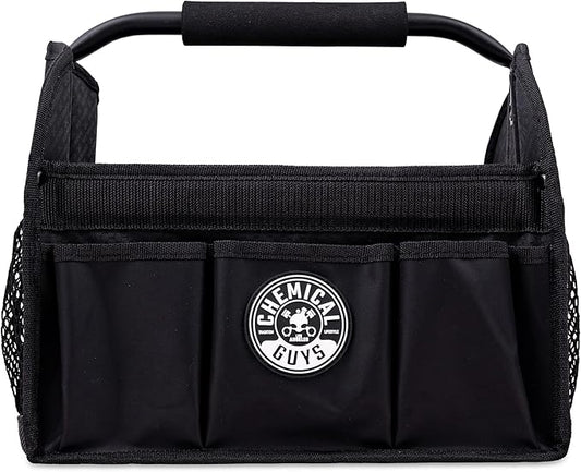 Chemical Guys Quick Load Collapsible Detailing Car Caddy Organizer & Storage – Portable Wash and Garage Organizer for Supplies, Tools and Accessories – Durable Black Design for Cars, Trucks & Home | Quick Load, Collapsible, For Cars, Trucks, SUVs, RVs
