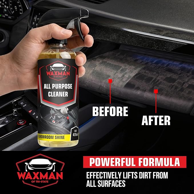 All Purpose Car Cleaner β Professional Multi-Surface Car Interior & Exterior Cleaner for Wheels, Carpets, Seats, Dashboard, Engine Bay β Heavy-Duty Formula β 500 ml