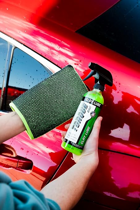 Torque Detail Clay Mitt & Clay Lube Combo - Reusable, Premium Clay Bar Mitt & Clay Lubricant - Decon Your Exterior Surfaces Clay Mitt for Car Detailing (Clay Lube & Clay Mitt)