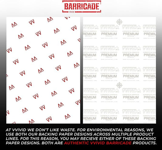 VViViD Barricade Premium 8 Year Clear Gloss Paint Protection Film (6" x 60")