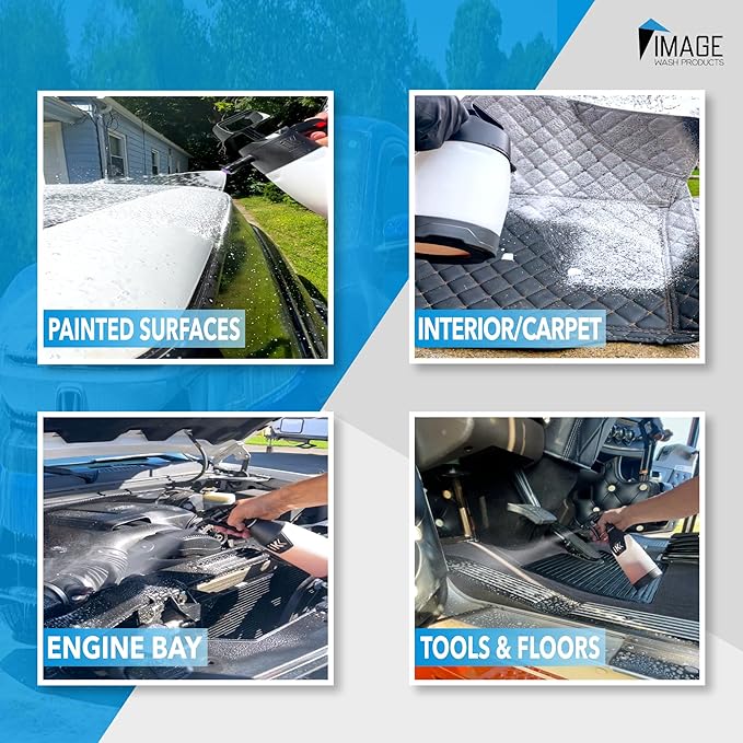 Image Wash Products All Purpose Foaming Degreaser - 5 Gal. - Works On Interior/Exterior Surfaces - Engine Bay Cleaner/Car Interior Cleaner/Tire Degreaser - Heavy Duty