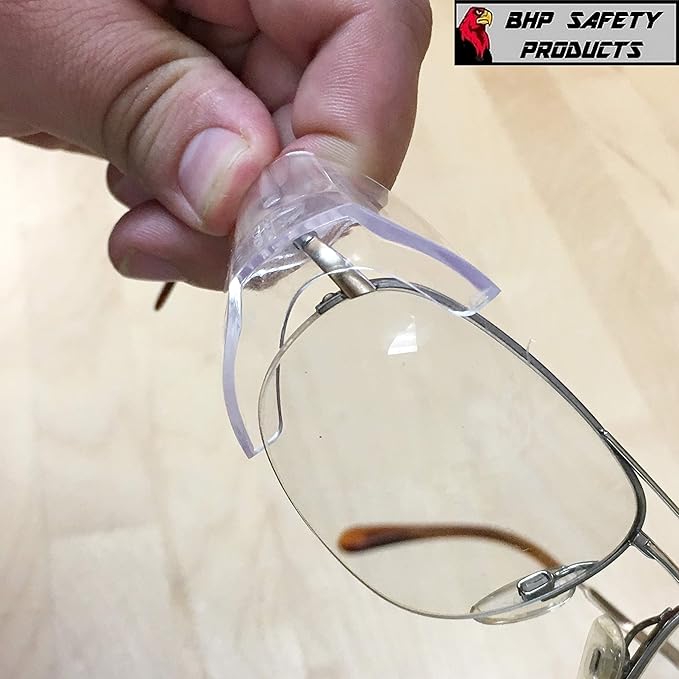 Pyramex Slip-On Clear Side Shield for Added Protection on Safety Glasses (2)