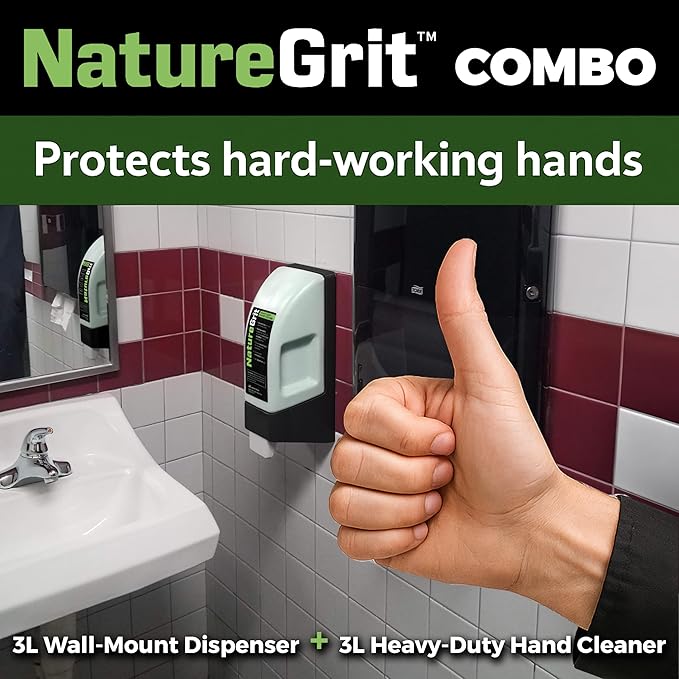 NatureGrit Refill And Dispenser Combo