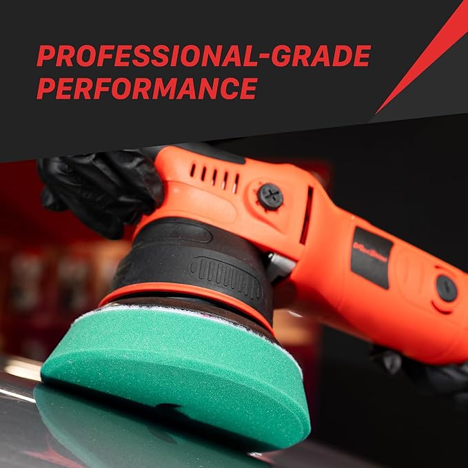 Maxshine 5.2" Universal High Foam Polishing Pad with Center Hole – Removes Heavy Swirl Marks, Scratches & Oxidation – Professional Foam Pad for Car Detailing & Paint Correction