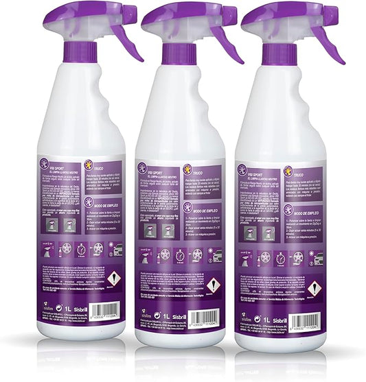 Sisbrill V60 Sport Wheel and Tire Cleaner Spray – pH Neutral Car Wheel Cleaner, Gecko Spray Effect, Safe Brake Dust Remover – Pack of 3 (33 fl oz each)