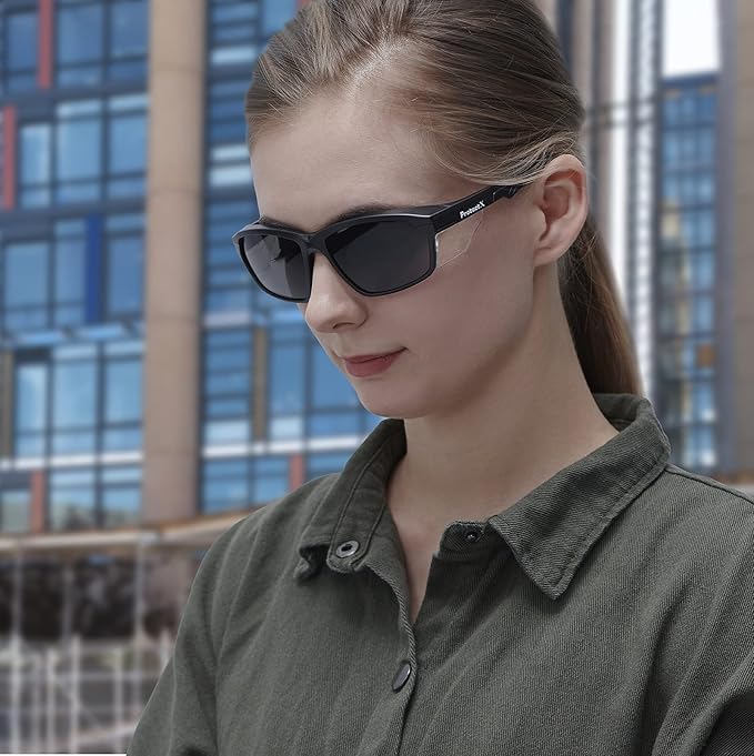 ProtectX Classic Safety Glasses, Anti-Fog Scratch Resistant Lenses, Protective Eyewear for Work, Indoor/Outdoor, ANSI Z87.1