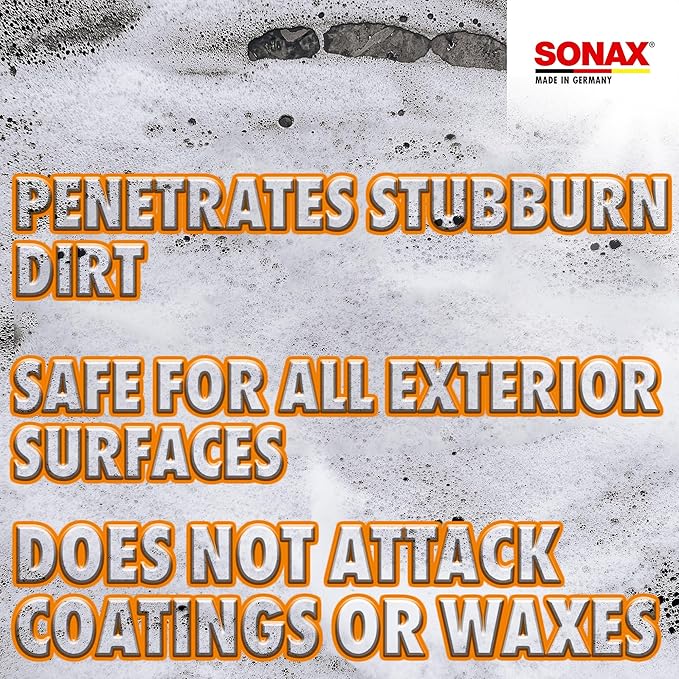 SONAX (314500 Car Wash Shampoo Concentrate - 169 fl. oz.