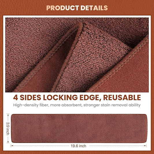 10 Pcs Shine Shoes Cloth Kit Polish Dauber Applicators Cleaning Leather Shoes Boots Microfiber Care Cloths Suede Cleaner