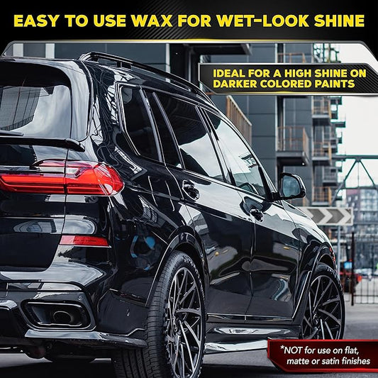 Meguiar's G7716 Gold Class Carnauba Quik Wax, Special Blend for Richness and Shine, Clear Coat Safe Meguiar's Quik Wax, Spray That Leaves Lasting Results Without Residue, 16 Oz