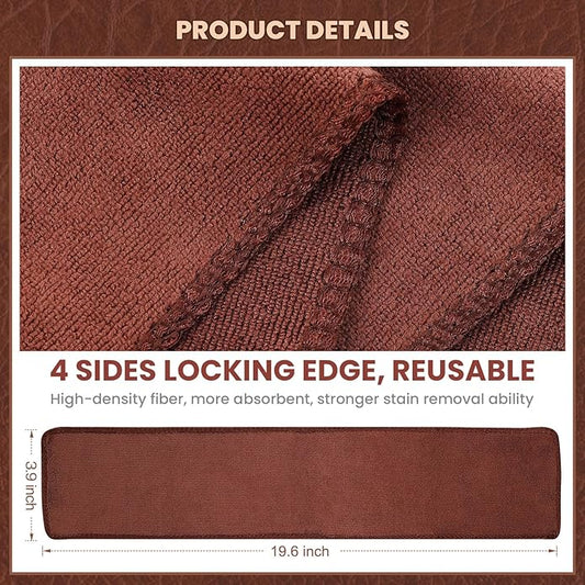 10 Pcs Shine Shoes Cloth Kit Polish Dauber Applicators Cleaning Leather Shoes Boots Microfiber Care Cloths Suede Cleaner