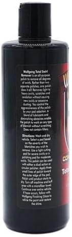 Wolfgang Concours Series Total Swirl Remover | Compound Polish for Scratch & Oxidation Removal | Restores Paint Clarity & Shine | Safe for Cars, Trucks, SUVs, & More | WG-8600 | 16 oz