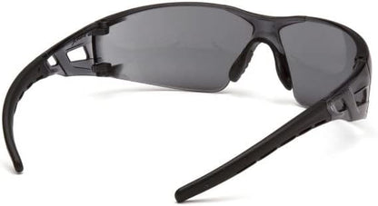 Pyramex Fyxate Safety Glasses, Gray H2MAX Anti-Fog Lens
