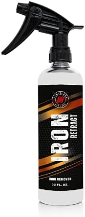 LimitlessCarCare IRON Retract-Iron Out Fallout Rust Remover Spray for Car Detailing | Remove Iron Particles in Car Paint, Motorcycle, RV & Boat | Use Before Clay Bar, Car Wax or Car Wash (32oz)