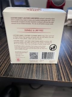 Leather Honey Combo Wipes with 8oz Cleaner