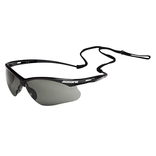 Jackson Safety SG Safety Glasses – Eye Protection for Men and Women – ANSI Z87.1 (Pack of 12)