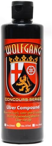 Wolfgang Uber Compound 3.0 | High-Performance Cutting Compound | Removes Swirls, Scratches & Oxidation | Restores Paint Clarity & Gloss | WG-5601 | 16 oz