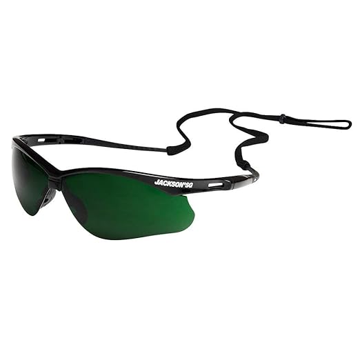 Jackson Safety SG Safety Glasses – Eye Protection for Men and Women – ANSI Z87.1 (Pack of 12)