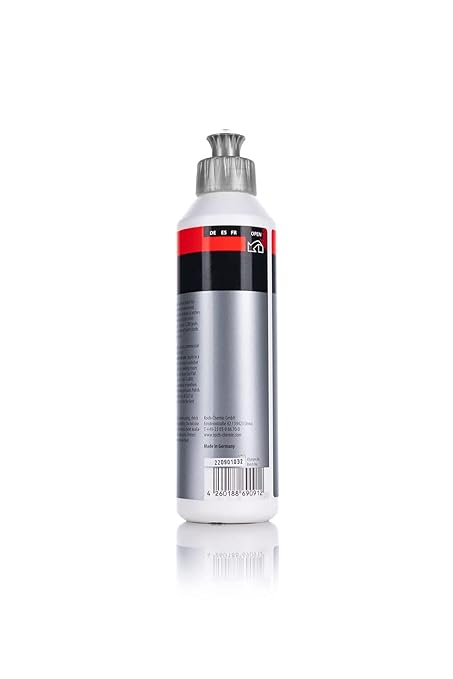 KOCHCHEMIE Heavy Cut Coarse Polishing Compound v2- Silicone-Oil-Free; Fast Reworking of Heavily Weathered Paintwork and Deep Scratches; Ideal for Soft and Scratch-Proof Paint (250ml)