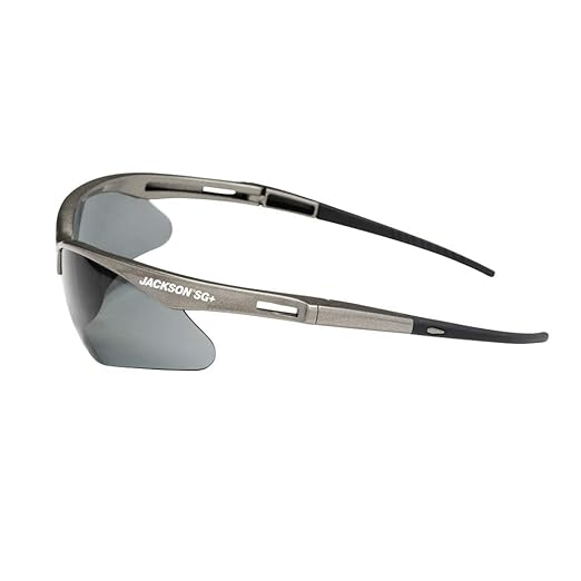 Jackson Safety SG Safety Glasses – Eye Protection for Men and Women – ANSI Z87.1 (Pack of 12)