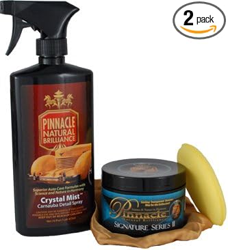 Pinnacle Signature Series II Combo | Premium Car Care Kit | High-Gloss Finish & Protection | Includes Wax, Polishing & Detailing Products | PIN-310CMB | 16 oz