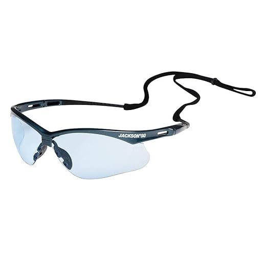 Jackson Safety SG Safety Glasses – Eye Protection for Men and Women – ANSI Z87.1 (Pack of 12)