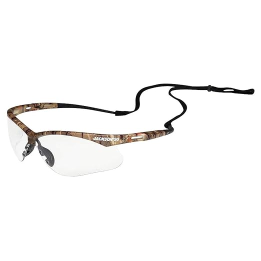 Jackson Safety SG Safety Glasses – Eye Protection for Men and Women – ANSI Z87.1 (Pack of 12)