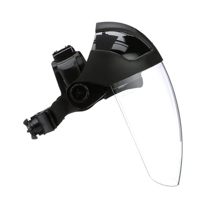 Sellstrom DP4 Face Shield - Lightweight Mask with High Impact Crown & Ratchet Headgear for Work, Grinding, Cutting - ANSI Z87.1 - Anti Fog Polycarbonate Window