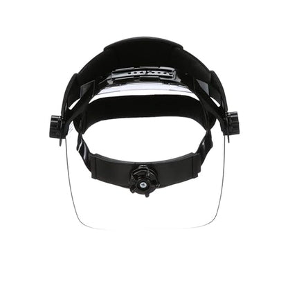 Sellstrom DP4 Face Shield - Lightweight Mask with High Impact Crown & Ratchet Headgear for Work, Grinding, Cutting - ANSI Z87.1 - Anti Fog Polycarbonate Window