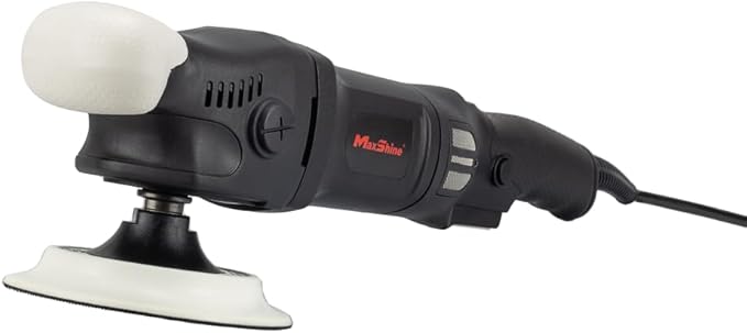 Maxshine M15 Pro/ M1000 Kit - Includes 2 Polishers: 1000W 5”, 6-Speed, 5/16” (M15) & 5/8” (M1000) Threads - Auto Detailing Tool for Buffering, Paint Protection, Swirl & Scratch Repair, Glossy Shine