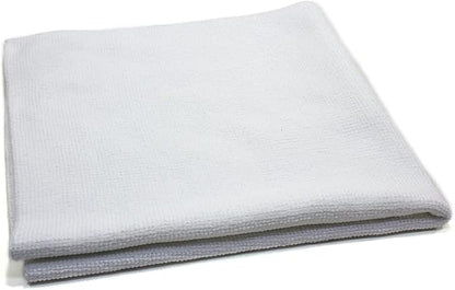 [Buffmaster] Microfiber Polish and Buffing Towel (16 in. x 16 in., 400 GSM) - 10 Pack (White)