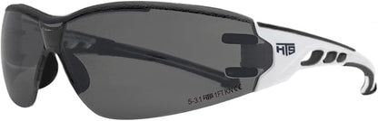 HTS HUNTERSKY Super Flexible Lightweight Anti Fog Wrap-Around U6 Clear Shooting Safety Glasses with ANSI Z87.1 Scratch Resist