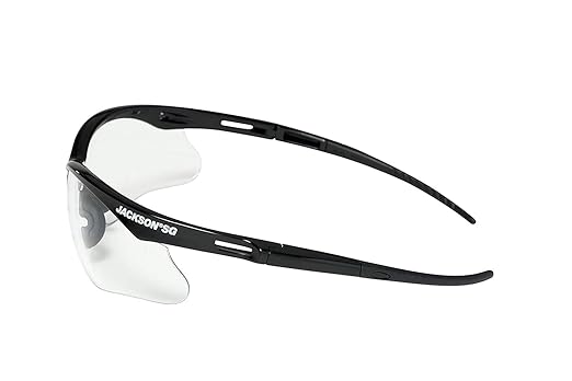Jackson Safety SG Safety Glasses – Eye Protection for Men and Women – ANSI Z87.1 (Pack of 12)