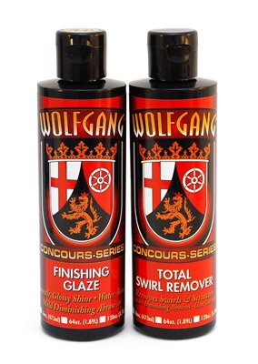 Wolfgang Swirl Remover Combo | Dual-Action Formula for Swirl & Scratch Removal | Restores Depth & Clarity | Includes Fine & Medium Polishes | 8 oz