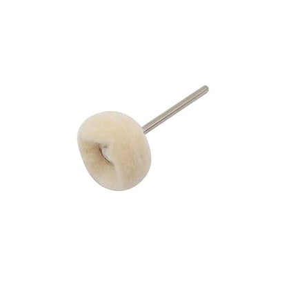 HIPOGT 100 Pcs Polishing Buffing Wheel Set Wool Felt Cotton Mounted 3/32 Shank Buff Wheels Shank Rotary Buffing Tools Accessories