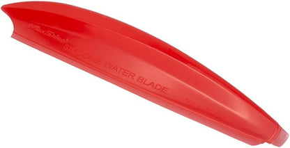 Maxshine Universal Silicone Water Blade for Car Drying – Red – Soft Flexible Silicone Squeegee for Quick Water Removal – Safe for Paint, Glass & Windows – Auto Detailing Tool - Red