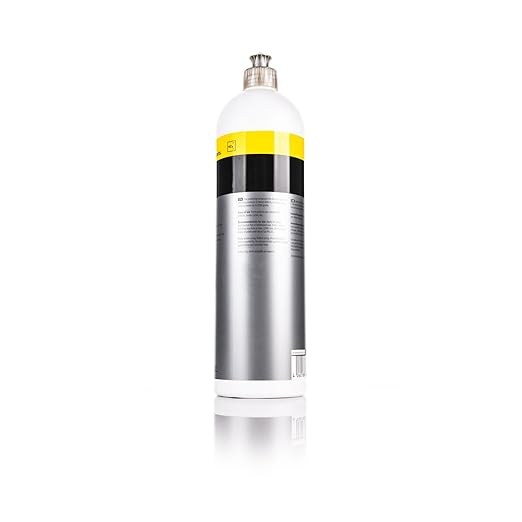 Koch-Chemie - Fine Cut Polishing Compound - Silicone-Oil-Free; Designed for All Paint Types; for Removing Medium to Heavy Defects, Scratches, and Sanding Marks Up to 2500 Grade (1 Liter)