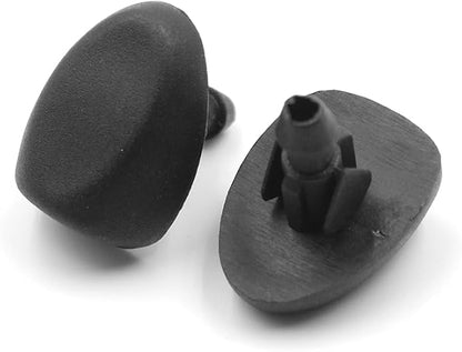 Compatible with MITSUBISHI WATER SPRAY JET WASHER NOZZLE BLACK FIT FRONT WINDSHIELD