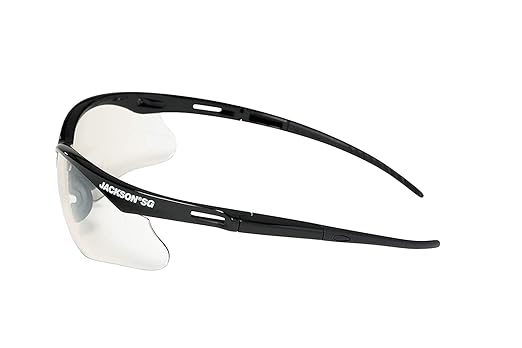 Jackson Safety SG Safety Glasses – Eye Protection for Men and Women – ANSI Z87.1 (Pack of 12)