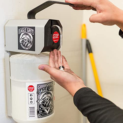 Eagle Grit Heavy Duty Industrial Hand Cleaner – USA Made Mechanic Soap – Silica-Based, Solvent-Free Hand Degreaser – Removes Grease, Oil, Paint, & More – Moisturizing, Eco-Friendly –Gallon Wall Refill