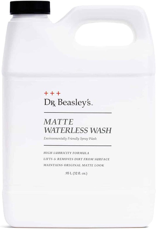 Dr. Beasley's Matte Waterless Wash 32oz - No Water Needed, Easily Removes Dirt & Dust, High Lubricity Formula Safe for Surfaces, Made for All Matte Finishes, Vinyl, PPF