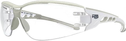 HTS HUNTERSKY Super Flexible Lightweight Anti Fog Wrap-Around U6 Clear Shooting Safety Glasses with ANSI Z87.1 Scratch Resist