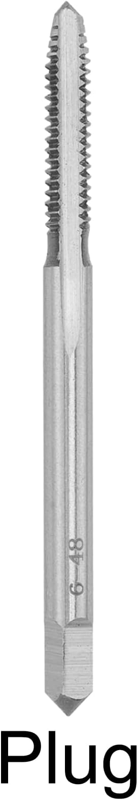 3Pcs 6-48 UNC Hand Tap, #6-48 Threading Hand Tap Right Hand