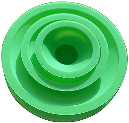 Green Piece® Glass Cleaner (Made in USA) - 2 of the 16 oz bottles with a Set of 3 Silicone Plugs and a 5 Piece Mini Metal Nylon Brush