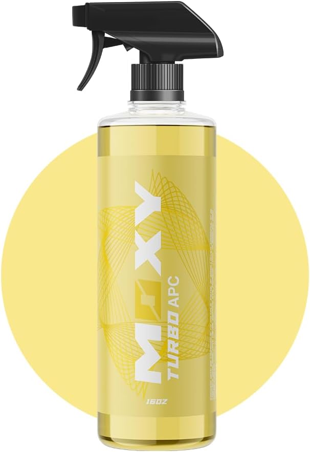 Moxy Turbo APC Concentrate - (16oz (Case of 6)) - All Purpose Car Cleaner - Cleaning Spray for Car Detailing - Wheel Cleaning Kit Safe for Cars, SUVs, Motorcycles, RVs, and Trucks