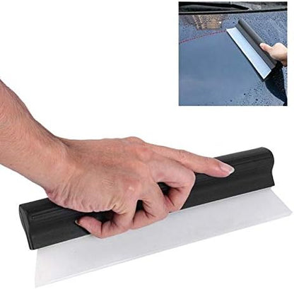 California Blade Dry - 10'' Auto Water Blade,Antislip Nonscratch Shower Squeegee Flexible Silicone Wiper Water Blade Clean Drying Window Water Wiper Car Drye for Car Or Home Drying Use