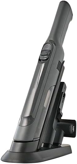 PROMOMO Handheld Vacuum Cordless, Super Lightweight 1.4lb with Powerful Suction, Charging Dock, Single Touch Empty and Detachable Dust Cup, Portable Mini Car Vac for Home Pet Car (Steel Gray)