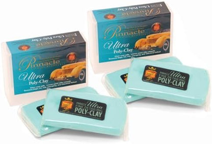 Pinnacle Ultra Poly Clay | Automotive Clay for Paint Decontamination | Removes Contaminants, Tar, & Industrial Fallout | Effective for Detailing | PIN-510-LB | Available by The Pound