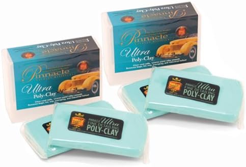 Pinnacle Ultra Poly Clay | Automotive Clay for Paint Decontamination | Removes Contaminants, Tar, & Industrial Fallout | Effective for Detailing | PIN-510-LB | Available by The Pound